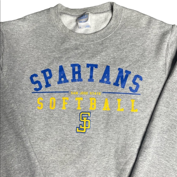 San Jose State University Softball crewneck sweater pullover sweatshirt - Picture 2 of 3